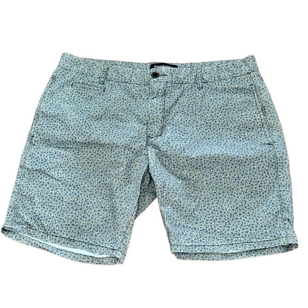 Rodd & Gunn Floral Print Chino Shorts. Size 36.